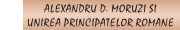 ALEXANDRU D MORUZI SI UNIREA PRINCIPATELOR ROMANE