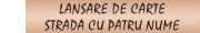 LANSARE DE CARTE STRADA CU 4 NUME