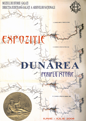 Afișul expoziției Dunărea - periplu istoric